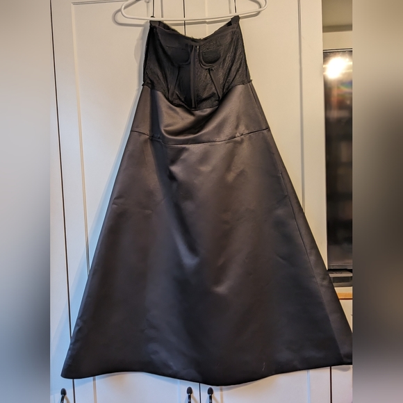 Zara Limited Edition Strapless Black Party Dress - Picture 5 of 6